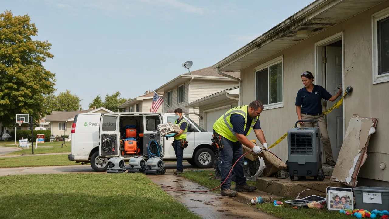 Water Damage Restoration in New Washington, OH near me